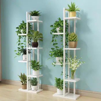 

Green Lotus Orchid Shelf Living Room Flower Shelf Multilayer Indoor Special Tieyi Balcony Flower Shelf Household