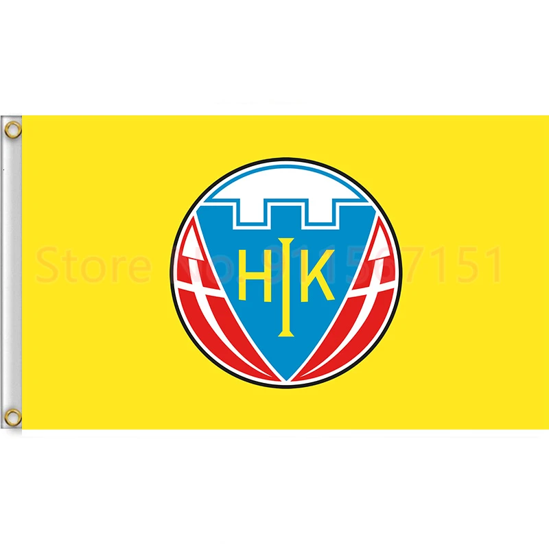 Датский национальный флаг Hobro IK размер 3 фута * 5 футов (90*150 см) Рождественское