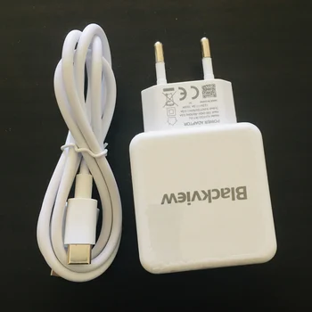 Original Blackview P6000 BV9500 BV9800 Charger Fast Charging Travel Wall Power Adapter for Blackview Phone+Type-C Wire USB Cable 1