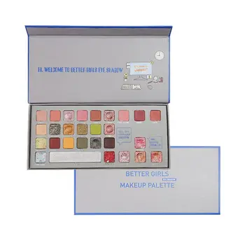 

28 Color Holographische Shiny Matte Glitter Eyeshadow Palette Fashion Pearly Mashed Potato Eyeshadow Makeup Palette