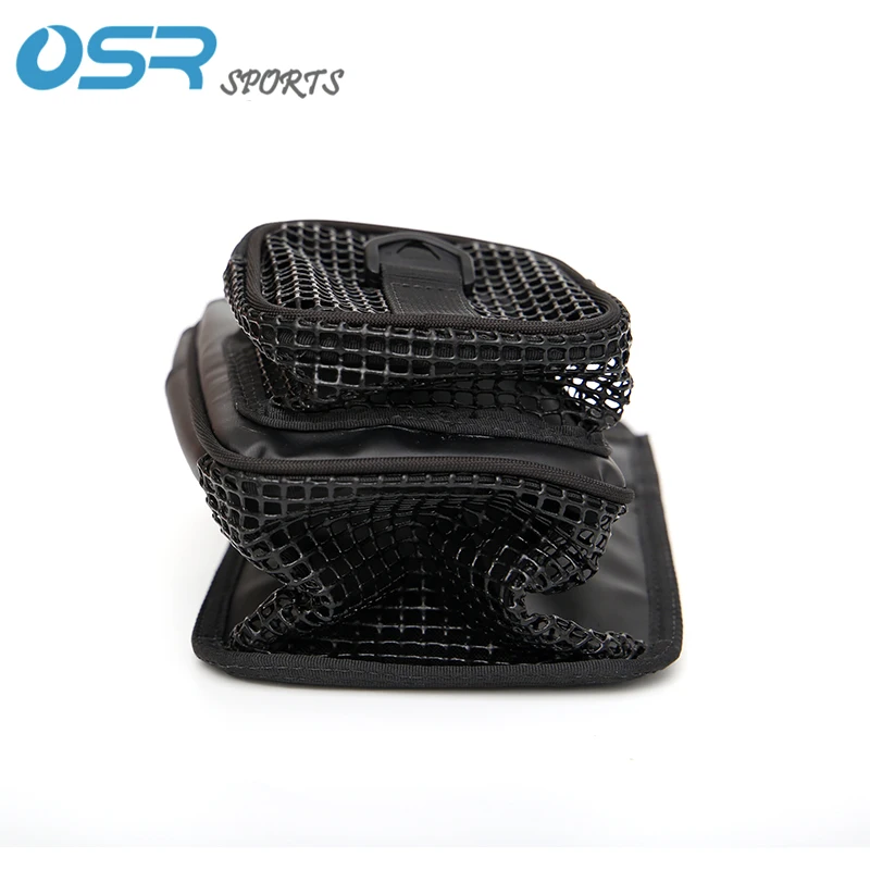 Mesh storage bag for scuba diving surface marker buoy signal tube sausage spool reel with big eye mesh easy for drain