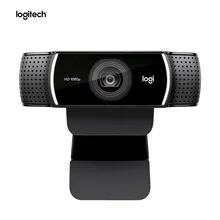 Оригинальная веб-камера с автофокусом logitech C922 PRO Встроенный микрофон Full HD якорная камера со штативом