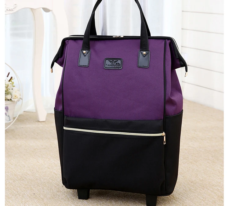 Брендовая женская сумка для багажа 20 дюймов, сумка на колесиках, дорожная сумка на колесиках, чемодан для путешествий, сумка для багажа, дорожная сумка на колесиках