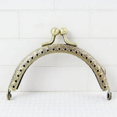 5 Piece Size 8.5 Cm Small Mini Sewing Coin Purse Frame Handle Handbag Accessories Wholesale Metal Purse Frame Bag Obag Handles - Цвет: 8.5.CM