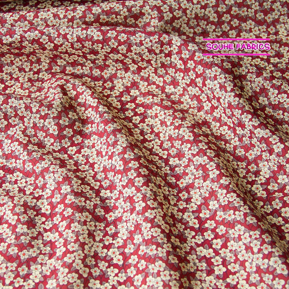 Полметра свободы ткани Tana газон хлопок цветочные ткани одежды