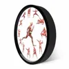 Human Body Art Anatomical Running Man Minimalist Wall Clock Male Anatomy Musculature Clock Muscle In Action Watch Medical Décor 3