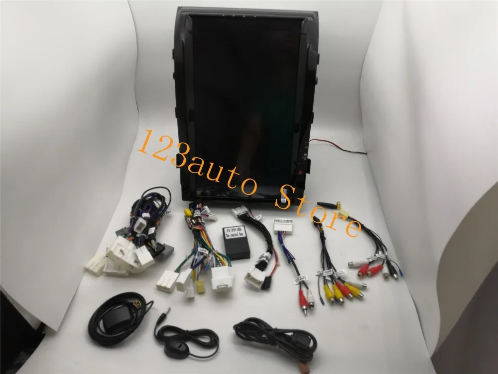 16 дюймов вертикальный Tesla стиль Android 8,1 Авто DVD gps NAVI плеер для TOYOTA LAND CRUISER LC200 VXR GXR 2008- PX6 ips