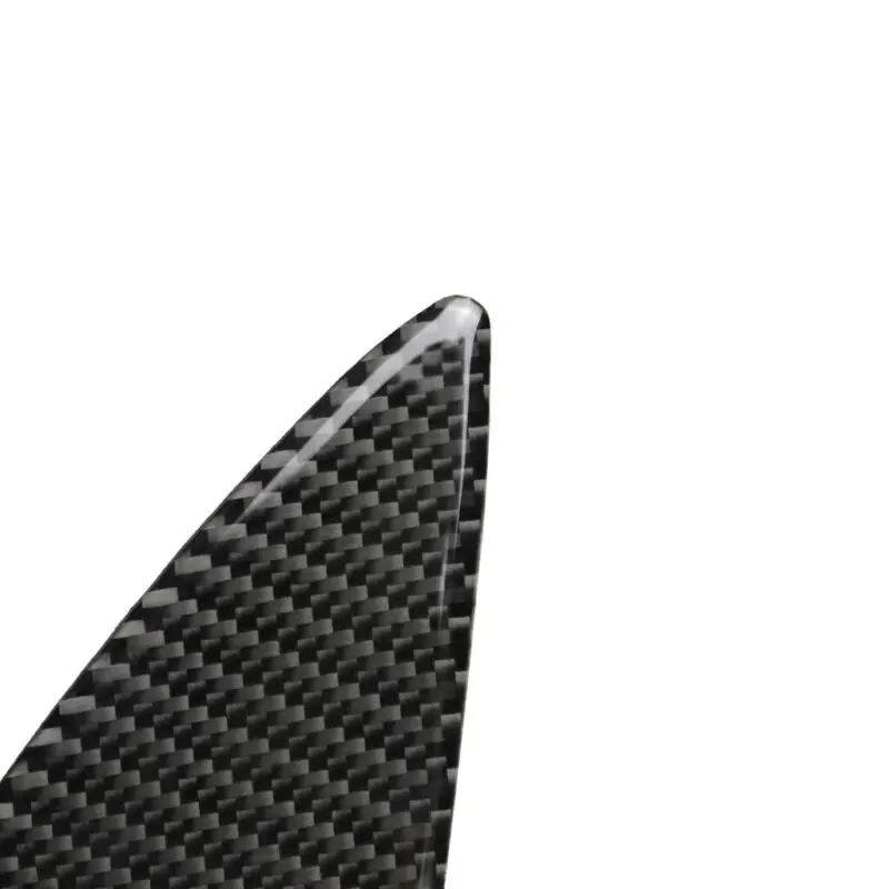 

2pcs Grill Cover Trim Carbon Fiber Front Replacement Exterior Parts Durable