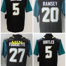 Jacksonville A+++ Качественная мужская футболка для взрослых Blake Bortles 5 Jalen Ramsey 20 leonard fournette 27Yannick Ngakoue 91