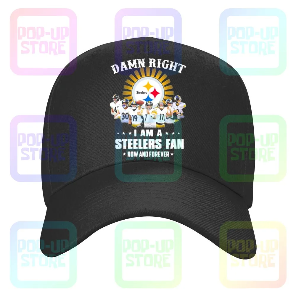 Бейсболка для регби Dawn Right I Am Steelers Fan Now And Forever | Аксессуары одежды