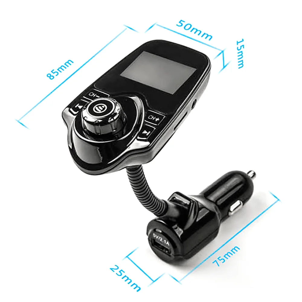 Автомобильный MP3-плеер громкой связи беспроводной Bluetooth fm-передатчик автомобильный комплект MP3-плеер USB lcd модулятор с синим/красным светом