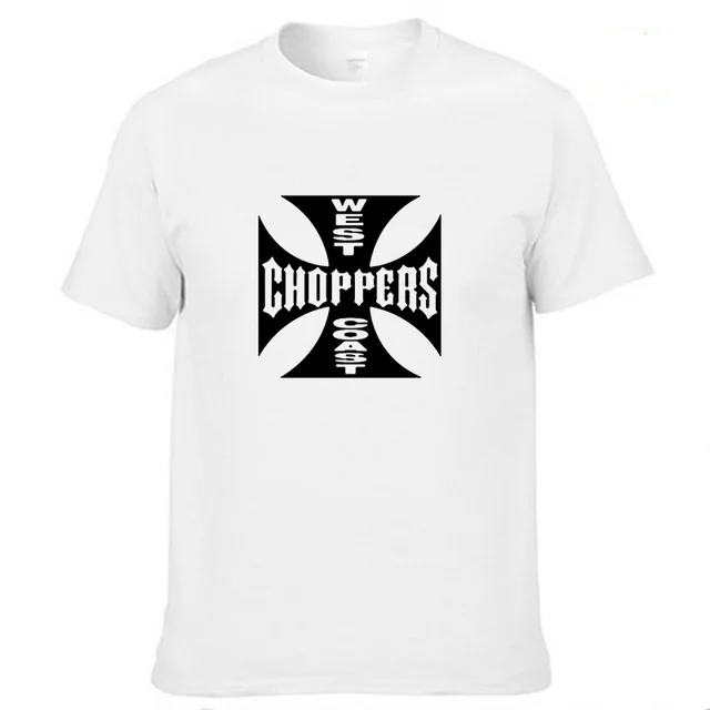 West Coast Choppers Футболка с принтом мужская летняя новая модная Harajuku Повседневная Хлопковая мужская футболка с круглым вырезом и коротким рукавом в стиле хип-хоп H - Цвет: as picture