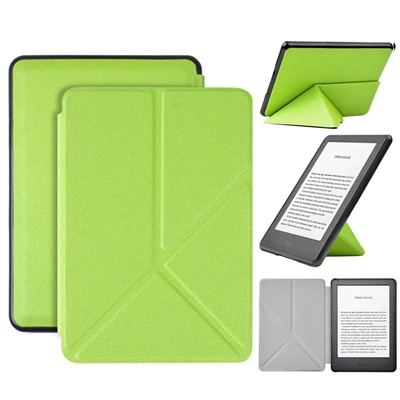 Чехол для Amazon All-New Kindle 10th Kindle 6 дюймов выпущенный смарт-Стенд чехол A20 - Цвет: Зеленый