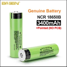 Basen 18650 ליתיום נטענת סוללה חדש 100% מקורי NCR18650B 3.7v 3400mah 18650 battey עבור פנס סוללות (לא PCB)(China)