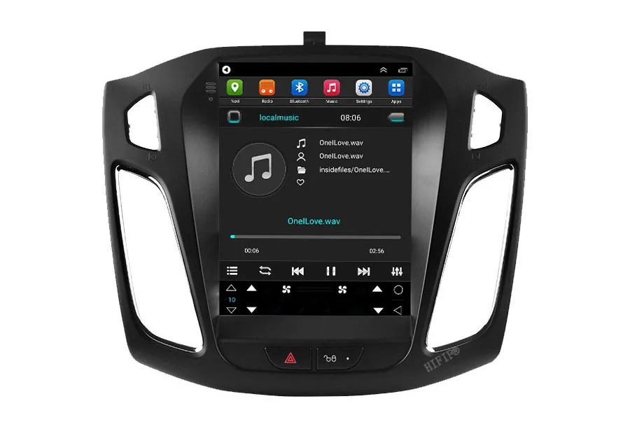 Car Radio Multimedia android 11 Player For Ford Focus 3 Mk3 2012 -2019 For Tesla Style Screen Navigation 2 din GPS 2din Video 4G car monitor screen