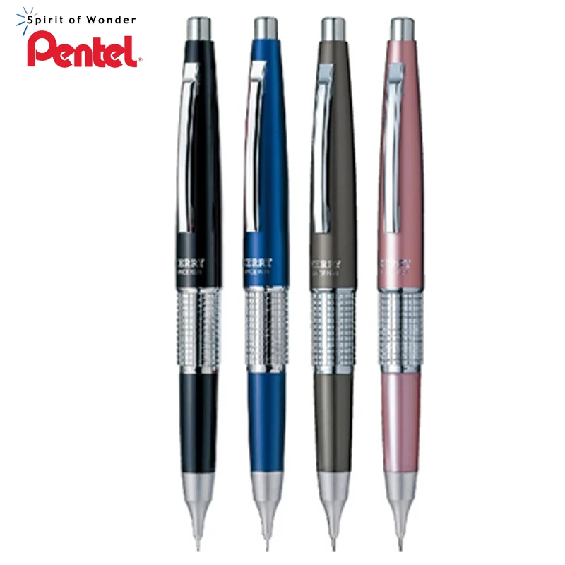 Одна штука Pentel P1035 Kerry механический карандаш металлический корпус 0,5 мм 4 цвета ручка для подписи офисные и школьные принадлежности