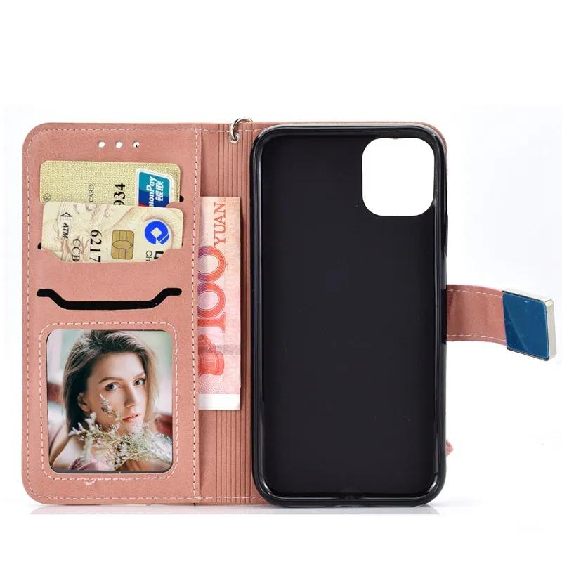 Чехол для iPhone 11 Pro Max 11 Pro 11 с ремешком, кожаный чехол-книжка для iPhone XS Max XR XS X 7 8 6 6S Plus, чехол с отделениями для карт и подставкой