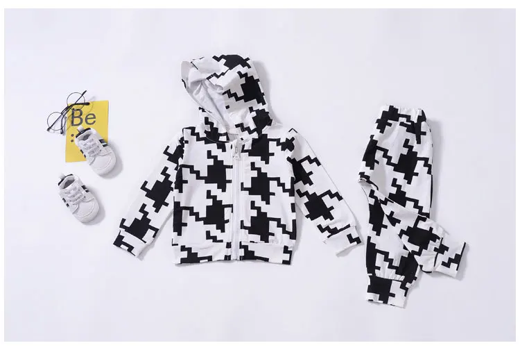 Комплекты одежды для малышей; roupa infantil; толстовки на молнии с мозаикой+ штаны-шаровары; спортивные костюмы для девочек и мальчиков; Спортивный костюм; костюм для малышей