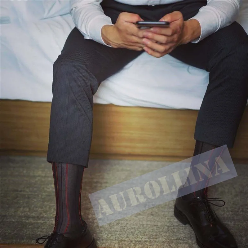 Men Dress Socks Hot Mature Male Hormone 