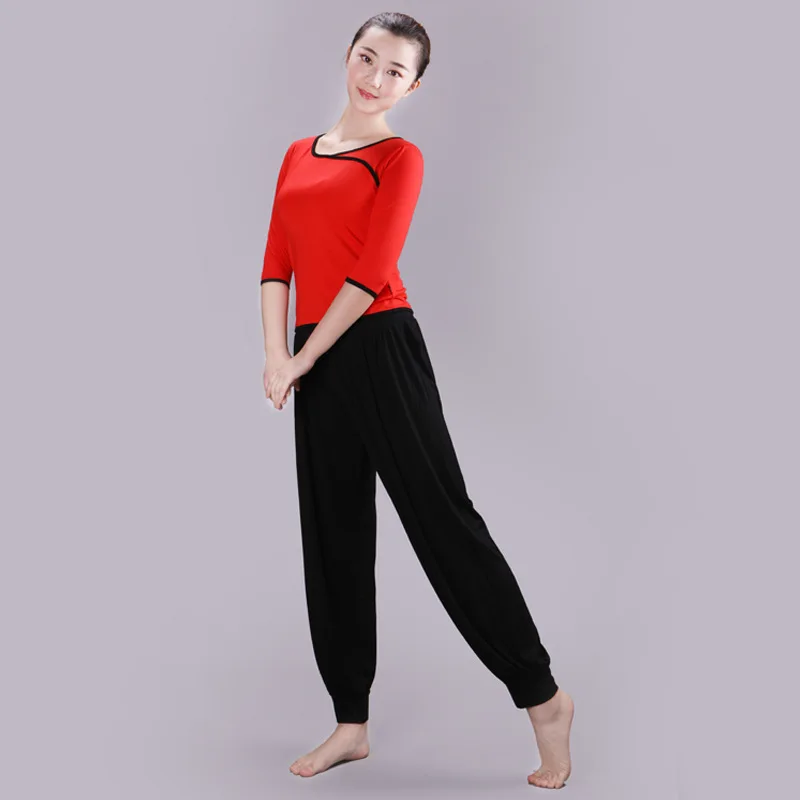 

Autumn And Winter Clothing WOMEN'S Suit New Style Mo Autumn And Winter Cotton Body Dance Practice Clothes Set Autumn And Winter