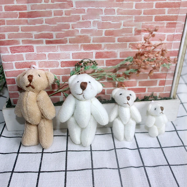 1Pcs 1/12 Dollhouse Miniature Accessories Mini Bear Simulation Animal Model Toy for Doll Home Decoration 1