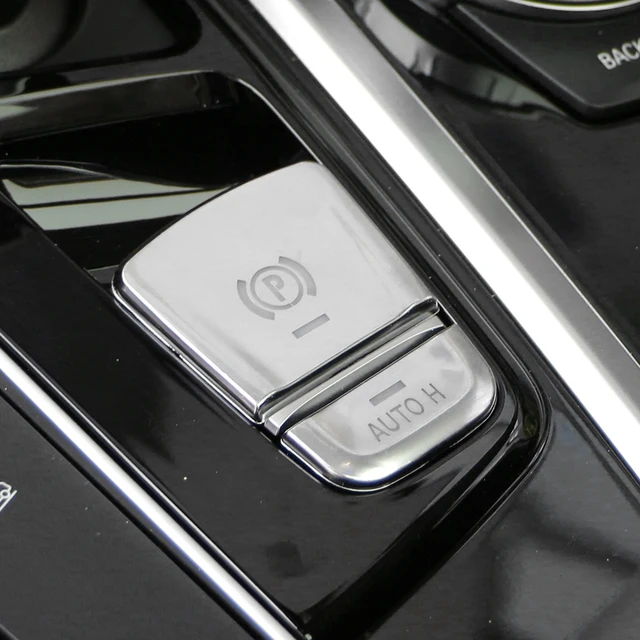 Auto Zentrale Handbremse Halten P Taste Auto H Schalter Dekoration Abdeckung  Trim für BMW 5 Series G30 X3 G01 X4 g02 6GT 2018-2021 Aufkleber - AliExpress