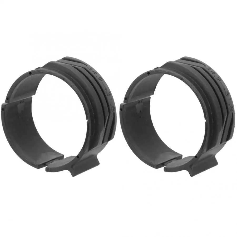 

2pcs Bicycle Front Derailleur Conversion Shim Plastic Front Derailleur Ring Converted 31.8mm To 34.9mm Bicycle Replacement Parts