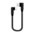 0.25M Type C USB Micro Cable Fast Charging Data Cord 90 Degree Short Portable Mini Cable Charge for Power Bank MobilePhone Wire iphone usb cable Cables