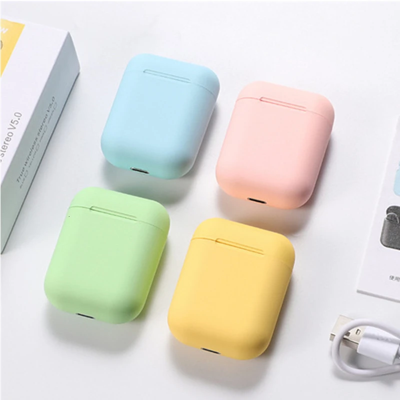 

inpods 12 inpods12 UP Version i12 Matte Wireless Bluetooth 5.0 Headphones Earphones 3D Bass Sound Earbuds i7s i9s i11 i12 Tws