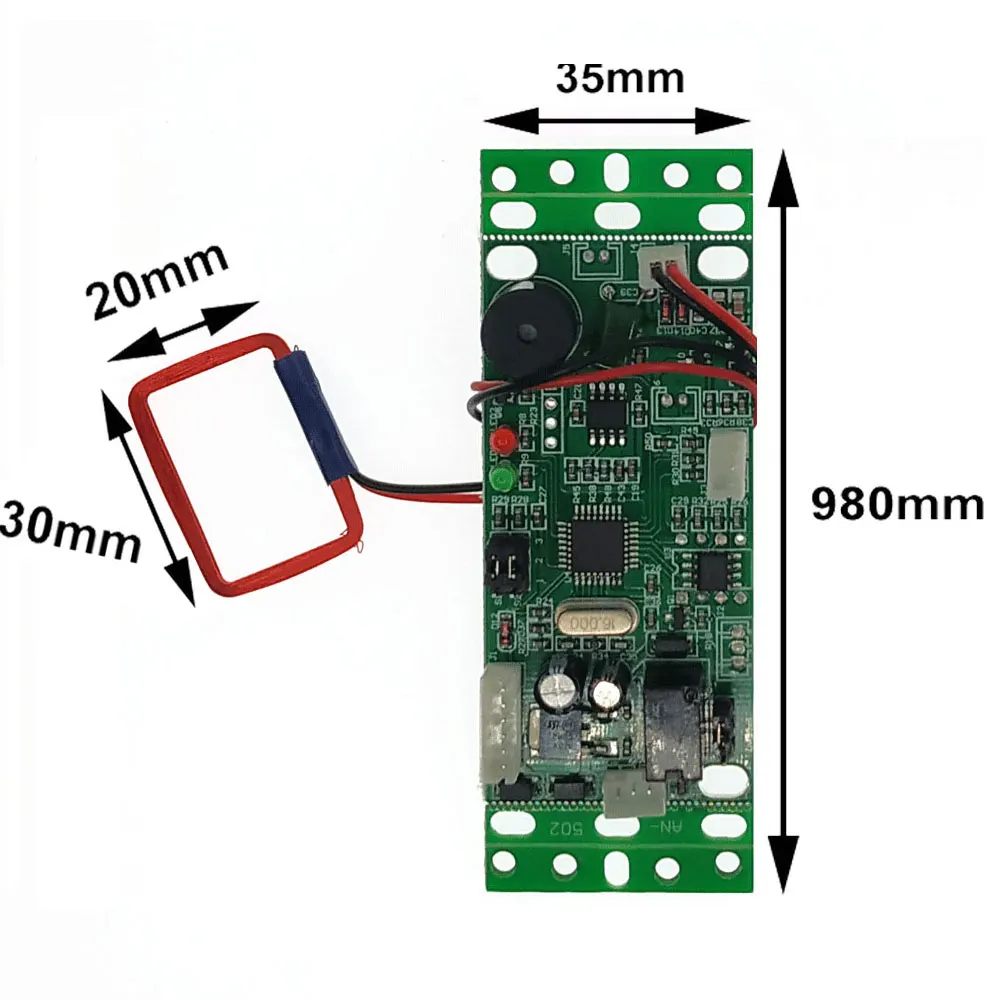 Модуль управления доступом к двери встраиваемый RFID домофон контроль доступа