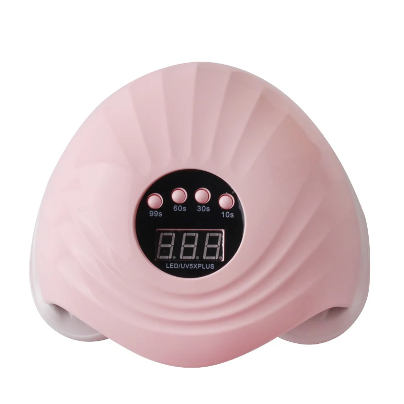 Розовый NOQ SUN 5X Plus Max72W высокомощный УФ светодиодный светильник для ногтей 36 шариков Сушилка для ногтей Ультрафиолетовая лампа для маникюра Гель-лак машина - Цвет: Розовый