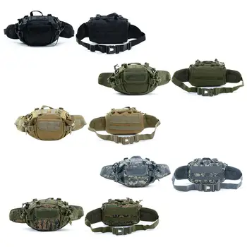 

New Fashion Outdoor Waist Bag Encryption Oxford Cloth Men Fanny Waist Packs Outdoor Sports Shoulder Crossbody Bags Phone Pou