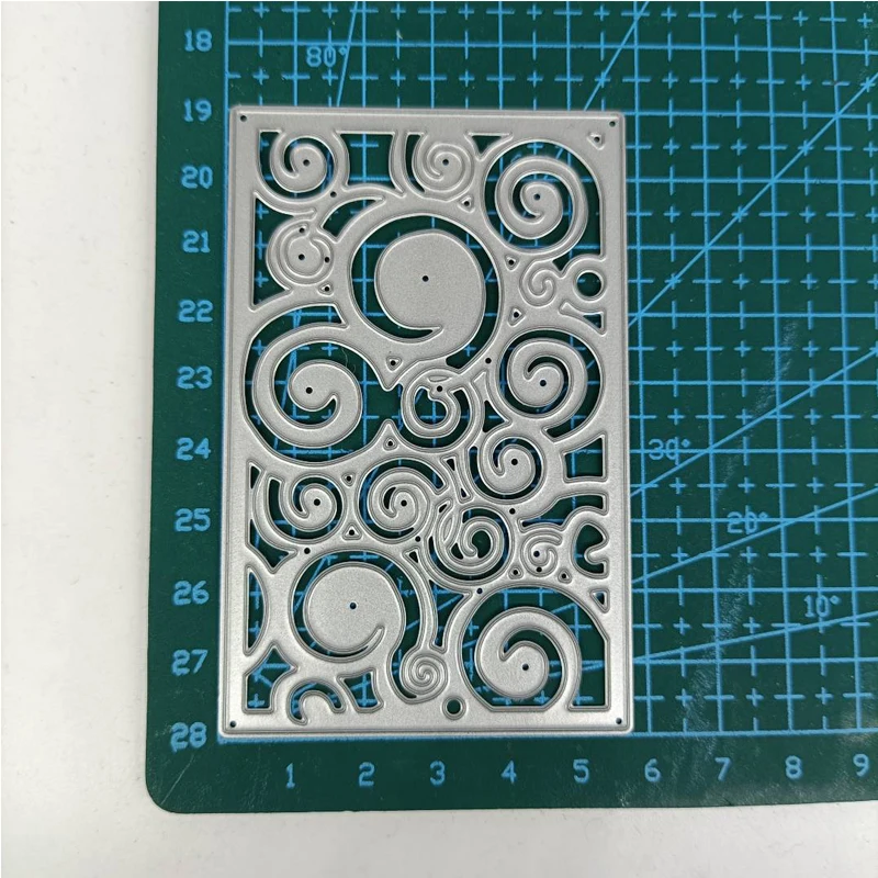 

Rectangle Sea Waves decorative design handicrafts metal mold cutting die scrapbook die cutting photo album card paper carving