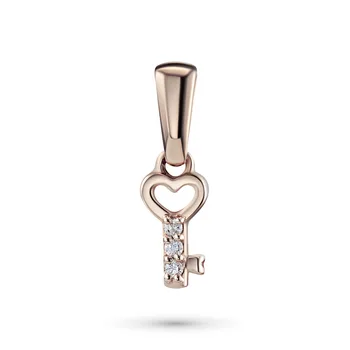 

Suspension of red gold diamond e0201pd04202790