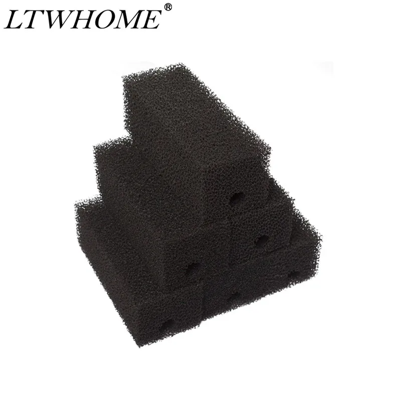 

LTWHOME Design Aquarium Active Carbon Sponges Compatible with Ferplast Bluclear 03 Sponges Fit for Bluwave Internal Filter