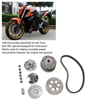 

XH90 Drive Pulley Assembly Kit Drive Belt 788 Auto Replacement Accessory