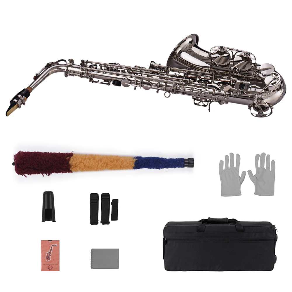 Горячее предложение! Новый тональный саксофон для женщин Eb Alto Sax латунный