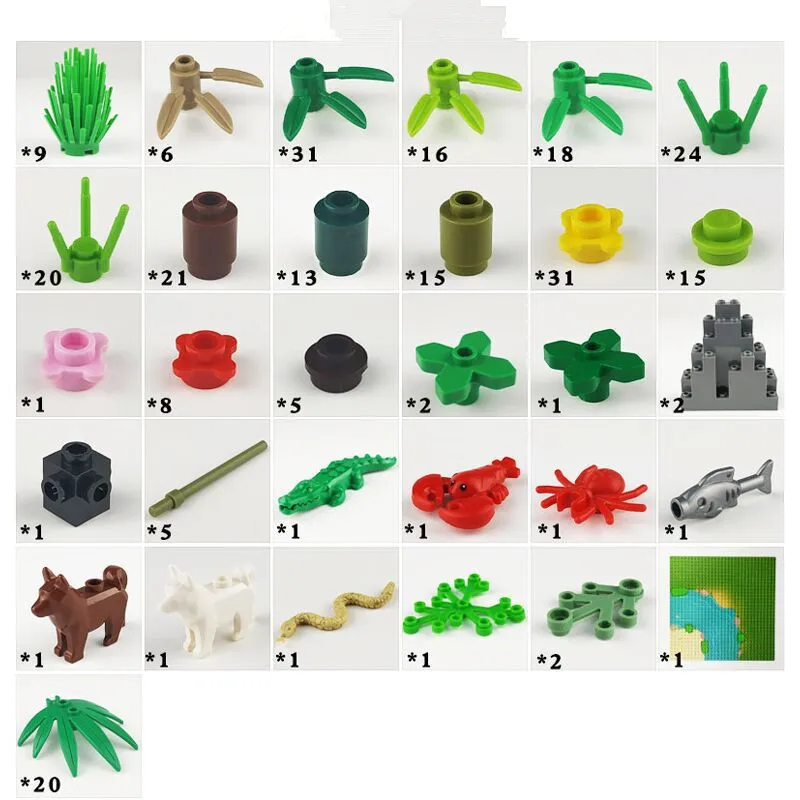 rainforest animal toy sets
