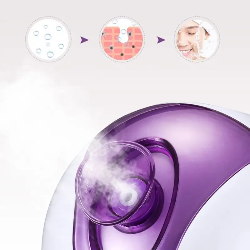 Face Facial Steamer Spa Pores Steam Sprayer Skin Mist Cleaner Steaming Machine