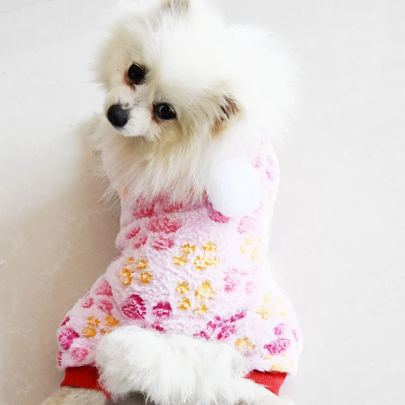 Милый комбинезон для собак теплое зимнее пальто для щенка Кошки Одежда для питомца одежда для маленьких средних собак кошек для йоркширских терьеров и чихуа-Хуа