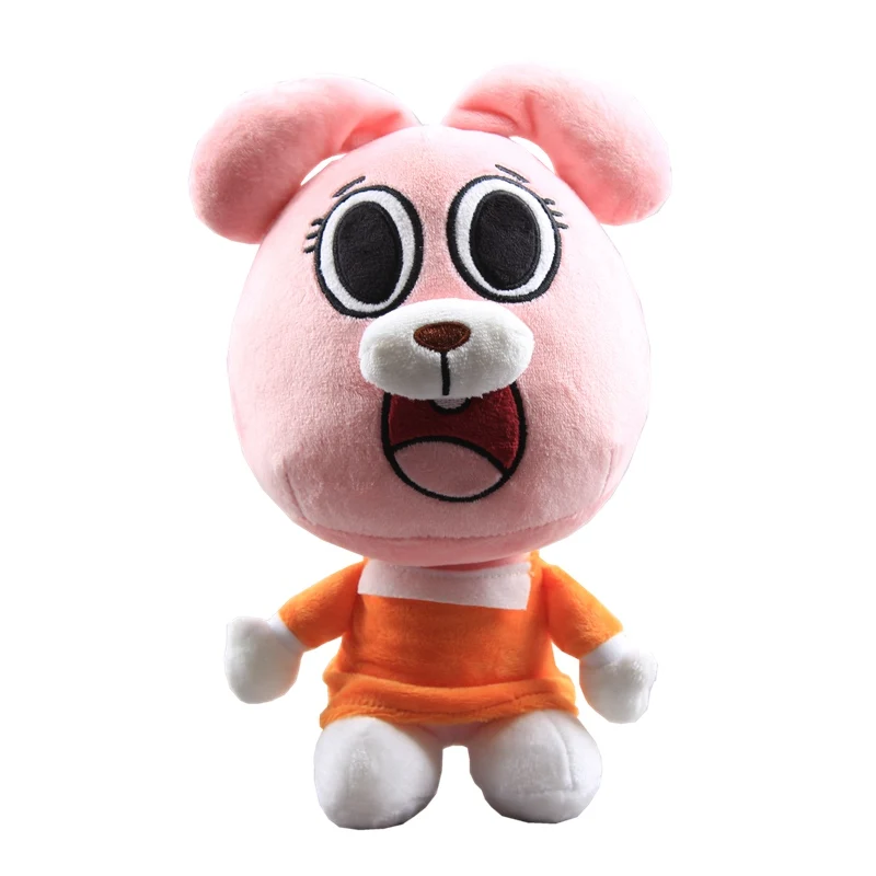 26 см аниме удивительный мир плюшевые игрушки кукла Peluche милый розовый медведь кошка мягкие животные игрушки для детей Рождественский подарок на день рождения