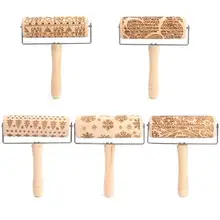 Рождественская Лазерная Выгравированная Скалка ручной печати Тесто Ролик DIY печенье, фондан, пирог разрисованный борд Инструменты для выпечки