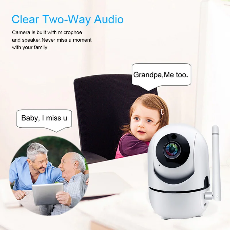 Smar HD 1080P Cloud Wireless IP Camera Intelligent Auto Tracking Of Human Home Security Surveillanc - 4.00011E+12