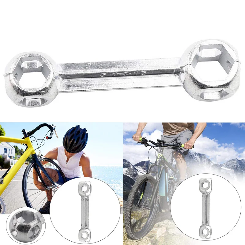 Bicycle Repair Tools Wrenchs Portable Bike Hexagon Bone Wrench Multipurpose High Quality Aluminum Alloy For MTB Road | Спорт и