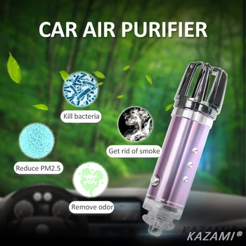 

NEW Car USB Air Purifier 12V Negative Ion Air Cleaner Ionizer Air Freshener Auto Mist Maker Air Cleaner Eliminator Machine