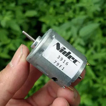 

Mini Electric 365 Motor DC 12V-24V 18V 9800RPM Large Torque Dia.2.3mm Dual Shaft Nidec 3916-79F1 Strong Magnetic Motor RC Toy