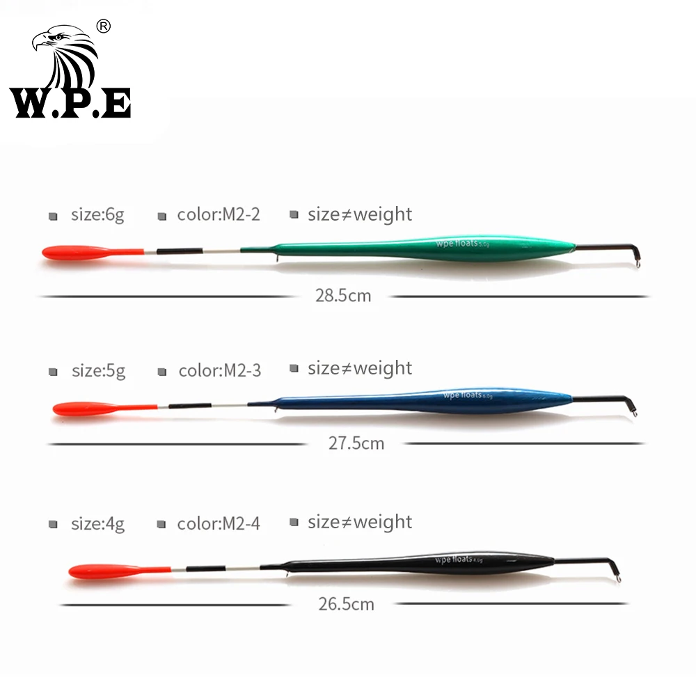 W.P.E 3 шт./лот поплавок для рыбалки Размер 4 г/5g/6 г Баргузинский ловли карпа