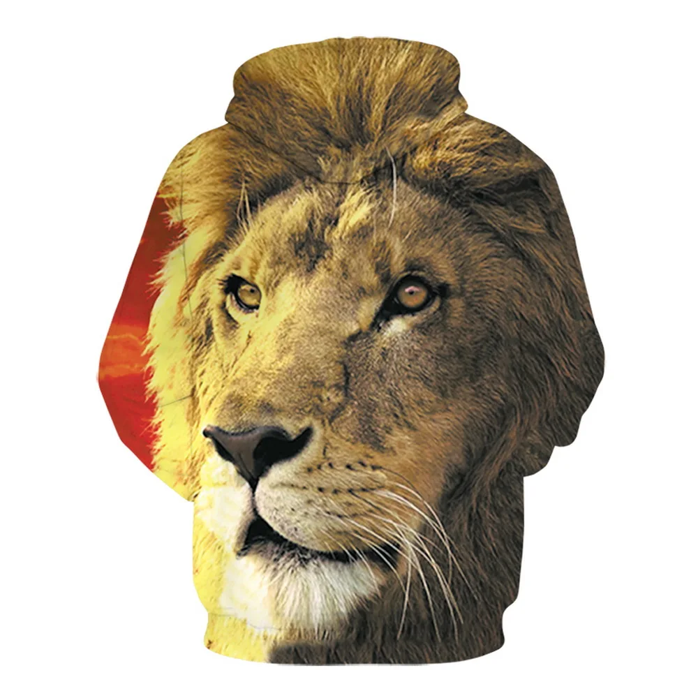 King of the lion by Pixie Art 3D толстовки с животным принтом, мужские толстовки, Брендовые спортивные костюмы, Повседневный пуловер, унисекс, толстовка с капюшоном, странные вещи
