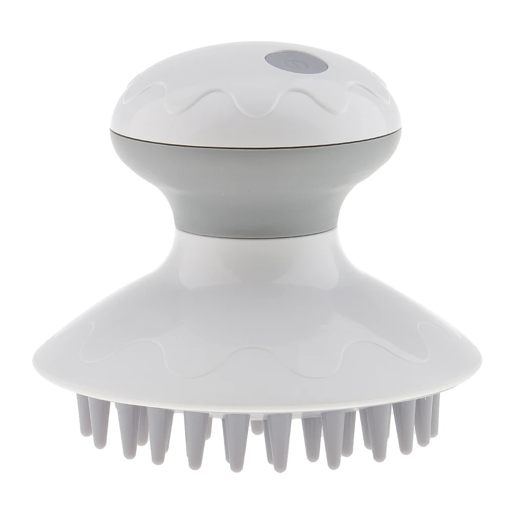 Waterproof Electric Head Hair Scalp Massager Stress Relief Vibrating Massage Shampoo Stimulation Brush