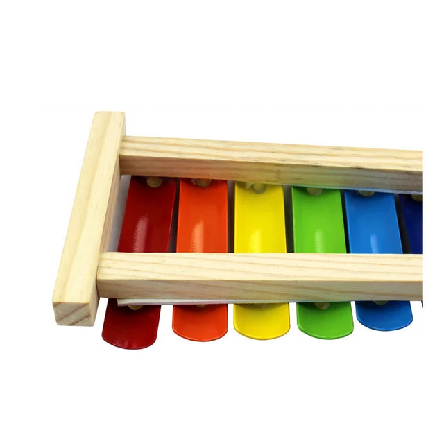 montessori Children's Early Educational Toy Wooden Eight-Notes Frame Style Xylophone Kids Musical Funny Toys As Gift 5